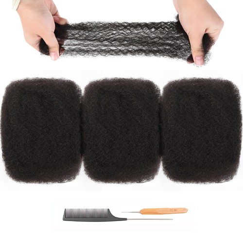 Afro kinky bulk echthaar - afro,