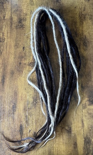 Dreadlocks double ended - double, braun